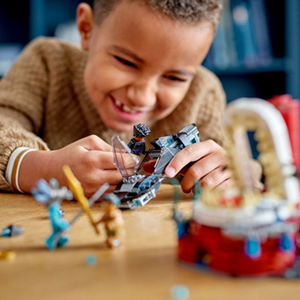 اسباب بازی لگو مارول سری ابر قهرمانان 355 قطعه King Namor's Throne Room 77213_اسباب بازی لگو